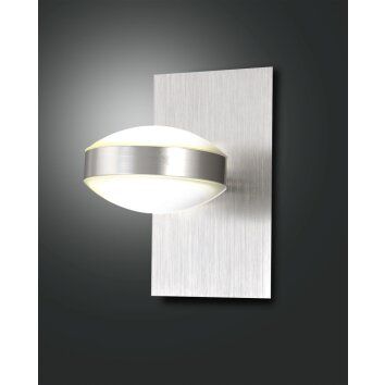 Fabas Luce MILL Wall Light LED matt nickel, 1-light source