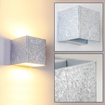 Olbia wall light LED silver, 1-light source