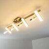 Sakami ceiling light LED matt nickel, 8-light sources