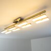Sakami ceiling light LED matt nickel, 8-light sources