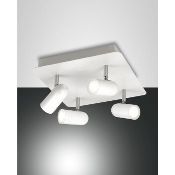 Fabas Luce SPOTTY Ceiling light LED white, 4-light sources