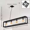 TRARYD Pendant Light black, 4-light sources
