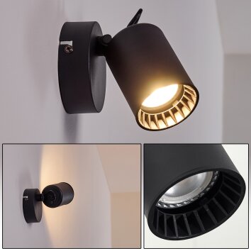 Kullaberg Wall Light black, 1-light source