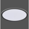 Leuchten-Direkt FLAT Ceiling Light LED black, 1-light source, Remote control