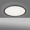 Leuchten-Direkt FLAT Ceiling Light LED black, 1-light source, Remote control