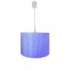 Waldi Vichy pendant light blue, 1-light source