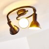 POLMAK Ceiling light black-gold, 3-light sources