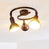 POLMAK Ceiling light black-gold, 3-light sources