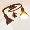 POLMAK Ceiling light black-gold, 3-light sources