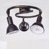 POLMAK Ceiling light black-gold, 3-light sources