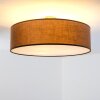 Foggia ceiling light brown, 3-light sources
