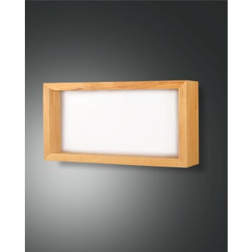 Fabas Luce WINDOW Wall Light LED brown, 1-light source