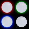 Brilliant EDNA Ceiling Light LED chrome, 1-light source, Remote control, Colour changer