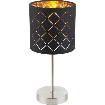 Globo CLARKE Table Lamp matt nickel, 1-light source