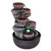 Globo FONTANA fountain grey, black, 1-light source, Colour changer