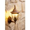Ribadeo outdoor wall light brown, gold, 1-light source