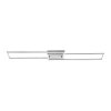 Leuchten-Direkt IVEN Ceiling light LED brushed chrome, 2-light sources, Remote control