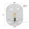 LUTTELGEEST Table Lamp transparent, clear, 1-light source