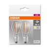 Osram LED E27 6 Watt 2700 Kelvin 806 Lumen Set of 2
