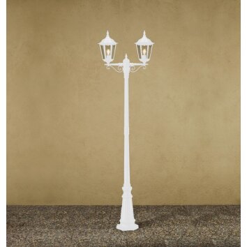 Konstsmide Firenze floor lamp white, 2-light sources