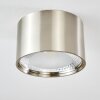 KRISTALLO Ceiling light LED matt nickel, 1-light source