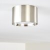 KRISTALLO Ceiling light LED matt nickel, 1-light source