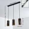 Vänersborg Pendant Light black, 3-light sources