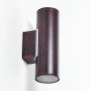 BRACHY Outdoor Wall Light LED red, black, 2-light sources