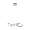 Leuchten-Direkt LS-MELINDA Pendant Light LED stainless steel, 1-light source, Remote control, Colour changer
