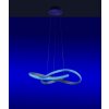 Leuchten-Direkt LS-MELINDA Pendant Light LED stainless steel, 1-light source, Remote control, Colour changer