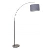 Brilliant CLARIE arch Floor Lamp grey, 1-light source