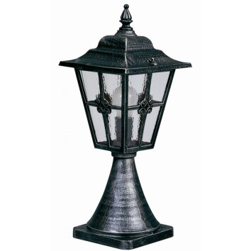 Albert 532 pedestal light black, silver, 1-light source