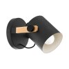 EGLO HORNWOOD Wall Light cream, black, 1-light source