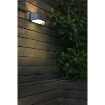 Faro View outdoor wall light grey, 1-light source