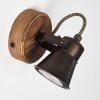 Skodsbol Wall Light Dark wood, black, 1-light source