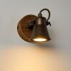 Skodsbol Wall Light Dark wood, black, 1-light source