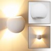 Flot wall light white, 1-light source