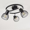 BOLDERSLEV Ceiling Light chrome, black, 3-light sources