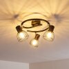 BOLDERSLEV Ceiling Light chrome, black, 3-light sources