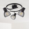 BOLDERSLEV Ceiling Light chrome, black, 3-light sources