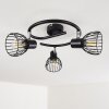 BOLDERSLEV Ceiling Light chrome, black, 3-light sources