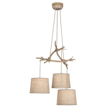 Mantra SABINA Pendant Light brown, 3-light sources