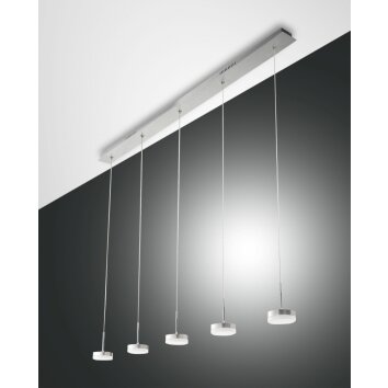 Fabas Luce DUNK Pendant Light LED aluminium, 5-light sources