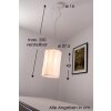 Bernd Unrecht Cross pendant light white, 1-light source