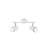 Globo ceiling spotlight LED white, 2-light sources
