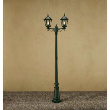 Konstsmide Firenze floor lamp green, 2-light sources