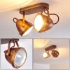 Butikon Ceiling Light rust-coloured, 2-light sources