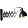 Brilliant Sandra Wall Light black, 1-light source