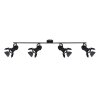 Spotlight Globo EGON black, 4-light sources