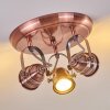 ANIAK Ceiling Light LED copper, 3-light sources